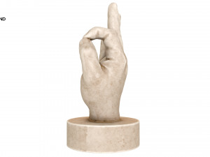statue of hand Modelo 3D