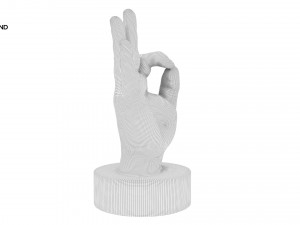 statue of hand Modelo 3D