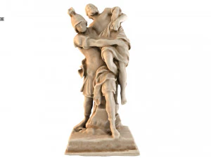 敵の像 3Dモデル