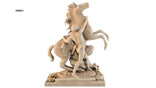 statue of marly 3D 모델 .c4d .max .obj .3ds .fbx .stl .blend 