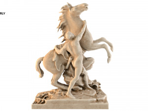 statue of marly Modello 3D