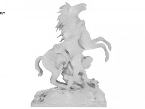 statue of marly 3D Model