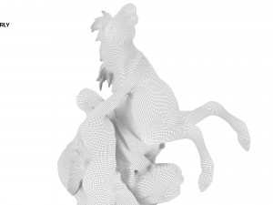 statue of marly 3D 모델