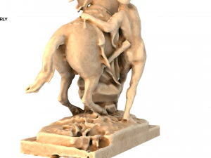 statue of marly 3D Model
