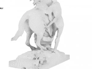 statue of marly 3D Model