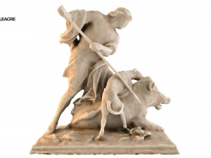 statue of meleagre Modello 3D