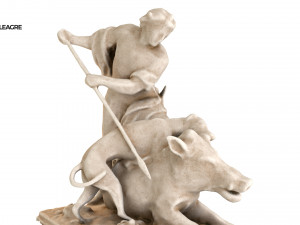 statue of meleagre 3D 모델