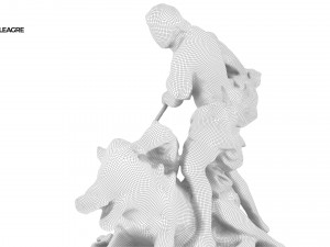 statue of meleagre 3D 모델