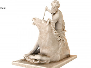 statue of neptune 3D-Modell