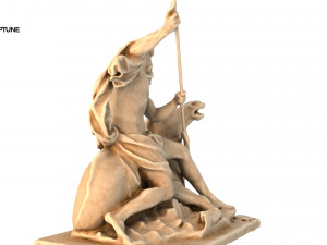statue of neptune 3D-Modell