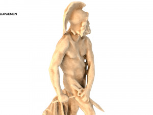 statue of philopoemen Modello 3D