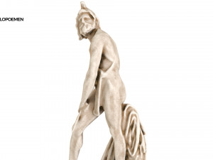 statue of philopoemen Modello 3D
