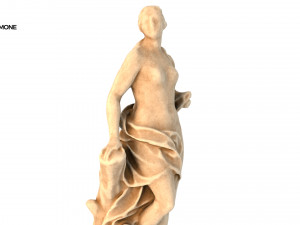 statue of pomone 3D मॉडल
