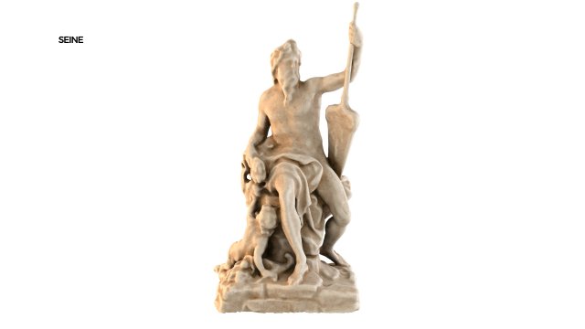 statue of seine Modello 3D .c4d .max .obj .3ds .fbx .stl .blend 