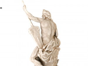 statue of seine Modello 3D