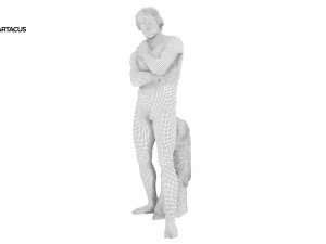 statue of spartacus 3D Model
