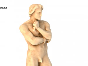statue of spartacus 3D Model
