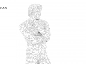 statue of spartacus 3Dモデル