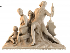 statue of loire Modello 3D