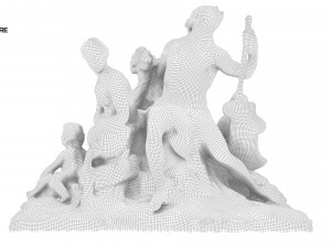 statue of loire 3D Model