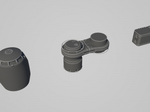 hard surface kitbash pack - 60 objects Modèle 3D