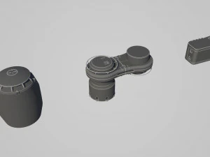 hard surface kitbash pack - 60 objects 3D Model