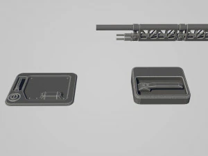 hard surface kitbash pack - 60 objects 3D Model
