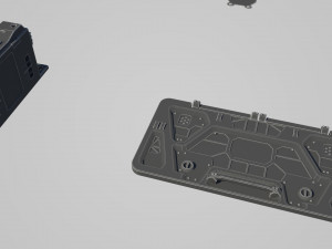 hard surface kitbash pack - 60 objects Modèle 3D