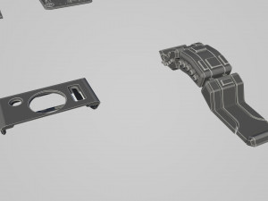 hard surface kitbash pack - 60 objects Modèle 3D