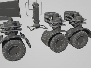 hard surface kitbash pack - 60 objects Modèle 3D