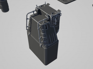 hard surface kitbash pack - 60 objects Modèle 3D
