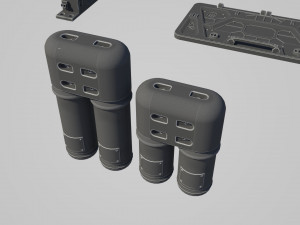 hard surface kitbash pack - 60 objects Modèle 3D