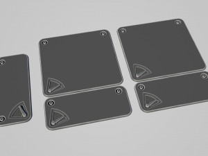 hard surface kitbash pack - 60 objects Modèle 3D