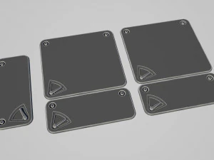 hard surface kitbash pack - 60 objects 3D Model