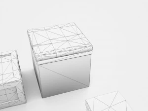 wooden crates and boxes pack 3D Model