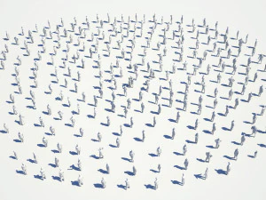 low poly people pack - 296 pieces 3D Model