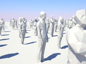 low poly people pack - 296 pieces 3D Модель