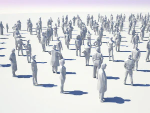 low poly people pack - 296 pieces 3D Model