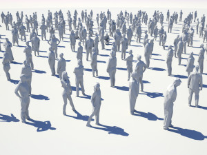 low poly people pack - 296 pieces 3D Модель