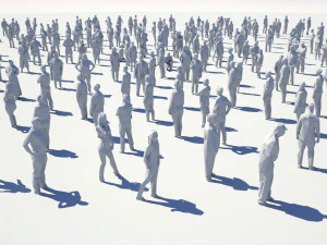low poly people pack - 296 pieces 3D Model
