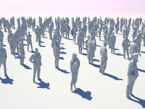 low poly people pack - 296 pieces 3D Модель