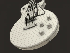 electric guitar pbr 3D Model