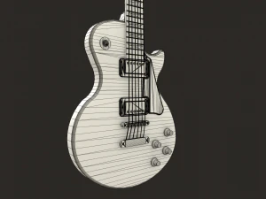 electric guitar pbr 3D Model