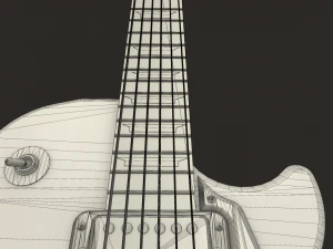 electric guitar pbr 3D Model