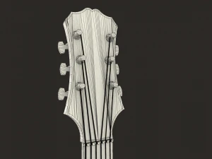 electric guitar pbr 3D Model