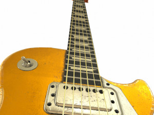 electric guitar pbr Modèle 3D