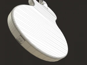 electric guitar pbr 3D Model