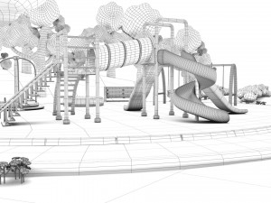 toon playground 3D Модель