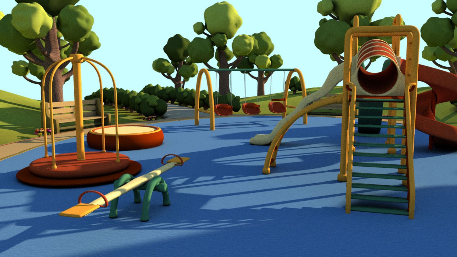 Playground gameplay. Детская площадка 3д. Roundabout игра. Постройки в Melon Playground машина. Playground 3d.