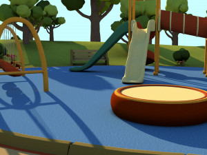 toon playground 3D Модель